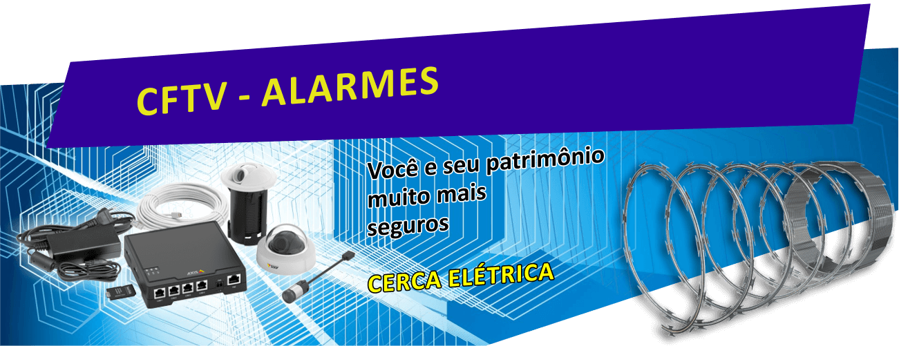 Alarmes e CFTV para segurança em Santos - Canil Barreto